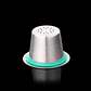 Cápsula Reutilizable Acero Para Nespresso + 10 Tapitas Pegat - Miniatura 2