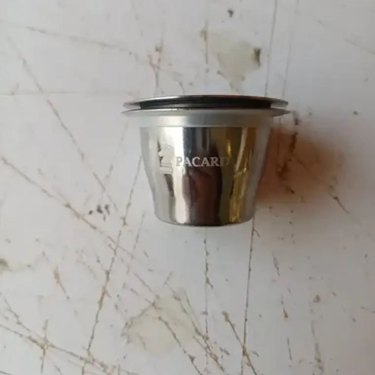 1 Cápsula Reutilizable Acero Para Nespresso + Apisonador Y + 11