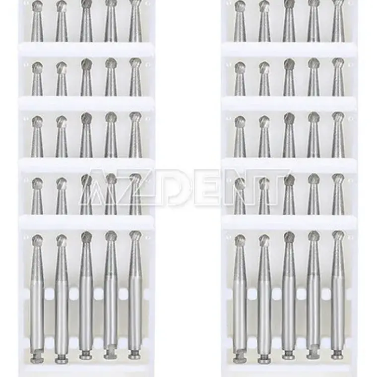 Fresas Carbide Baja Velocidad Odontología Set 5u Santiago 16