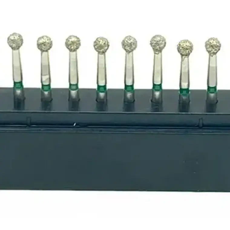 Fresas Redondas Piedras Diamante Odontología Br-30c Set 10u 4