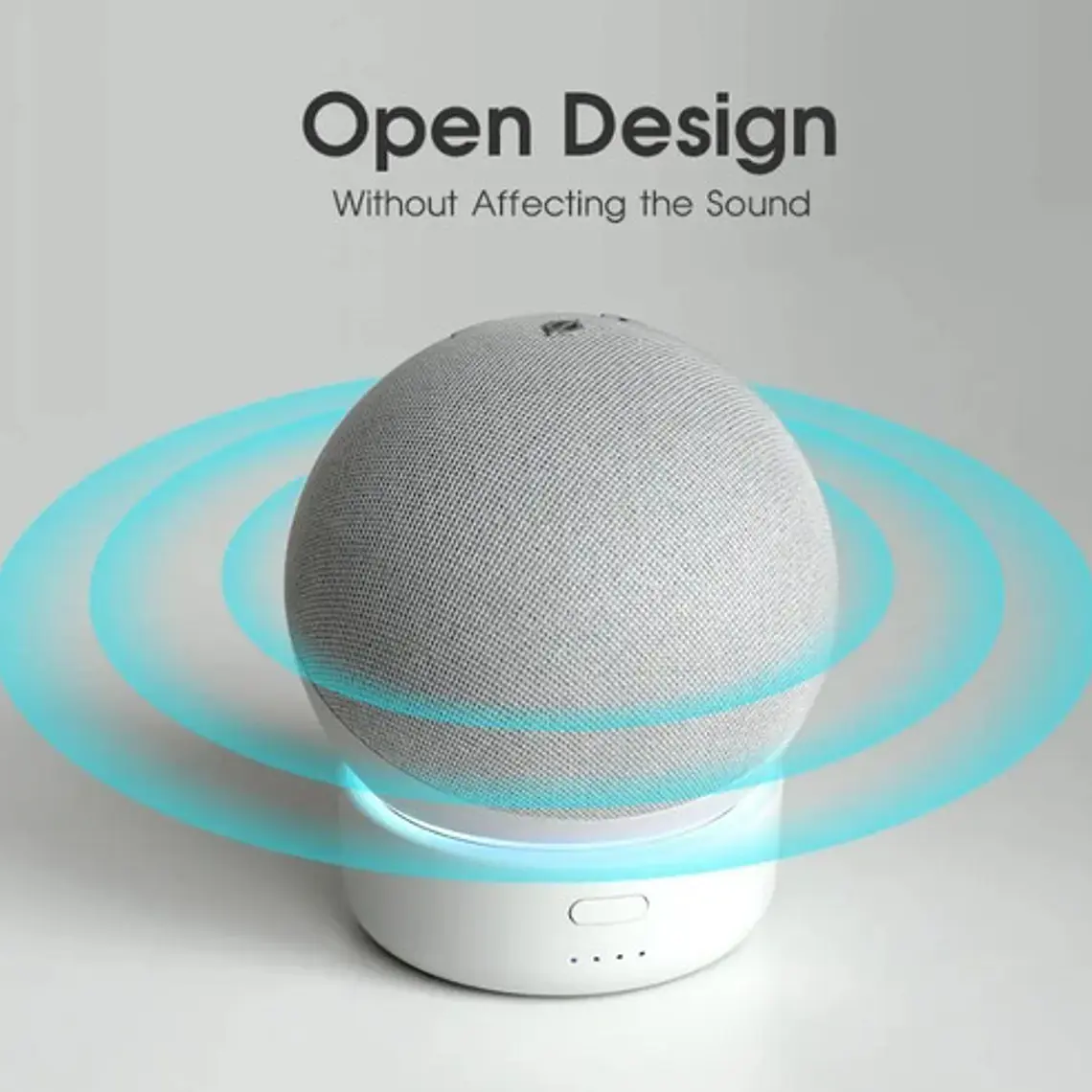 Base Inalámbrica Recargable Compatible Con Echo Dot 4ta. G. 25