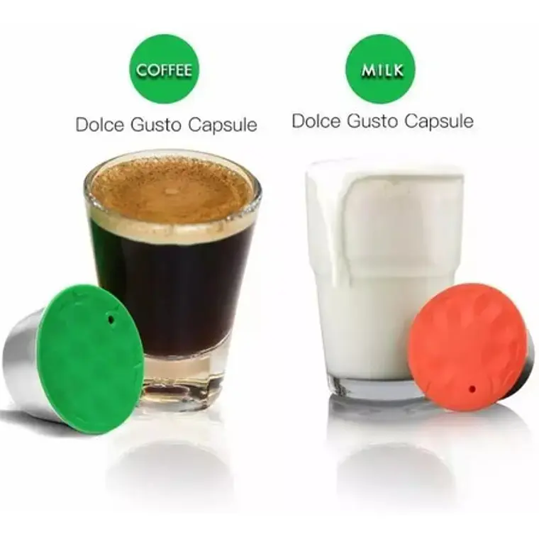 Kit Capsulas Dolce Gusto Acero Café Y Leche + Accesorios  2