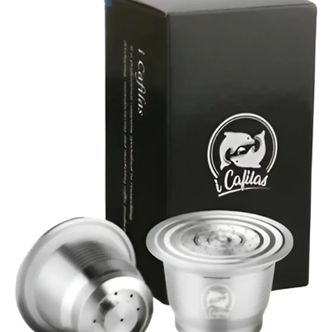 Pack Cápsulas Reutilizable Acero Para Nespresso Nuevo Modelo 1