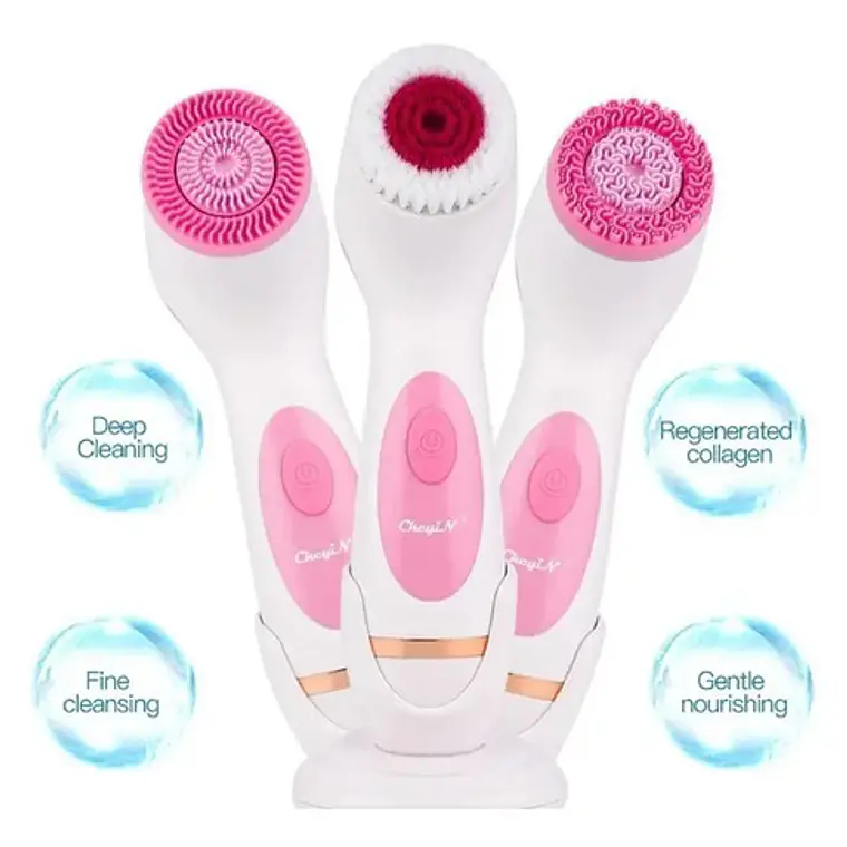 Cepillo Spa Facial Limpieza Recargable Giratorio El Mejor  5