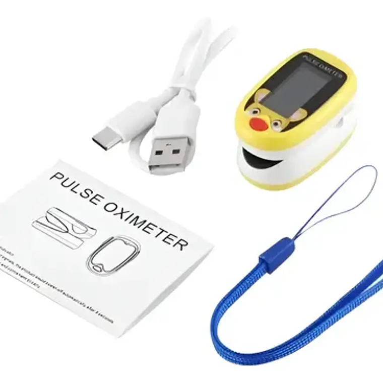 Oximetro De Pulso Usb Pediátrico Saturómetro Recargable  6