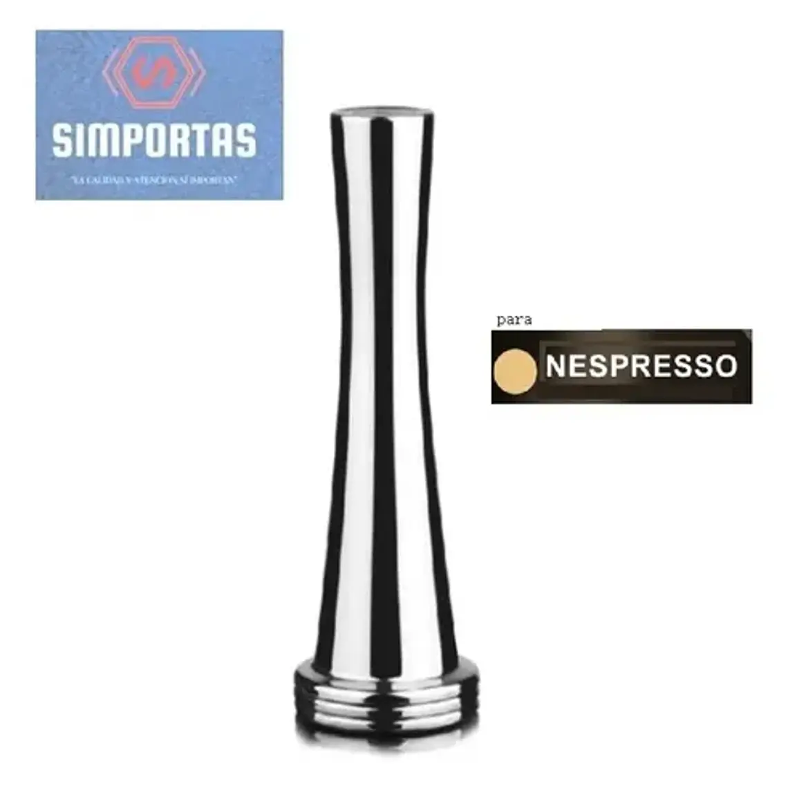 Apisonador Acero Para Capsula Nespresso Reutilizable Stgo. 1