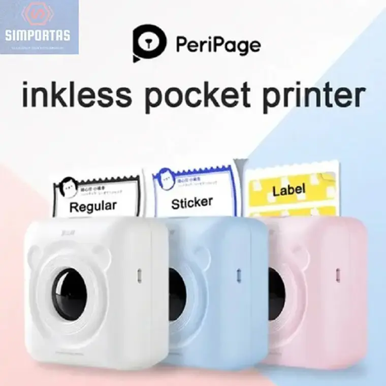 Mini Impresora Térmica Peripage Bt Portátil Goojprt Santiago 20