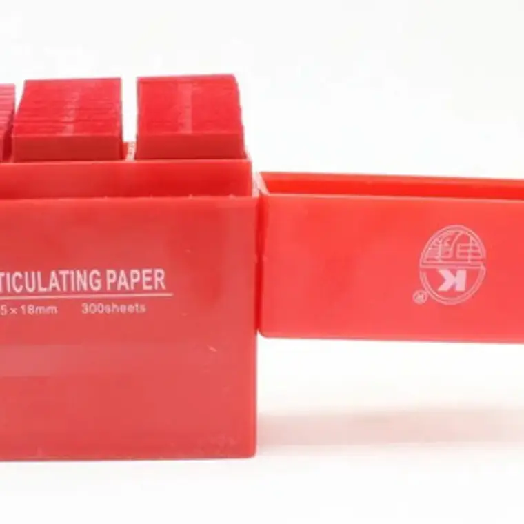 Papel Articular Dental Oclusión 300u Calidad Santiago 4