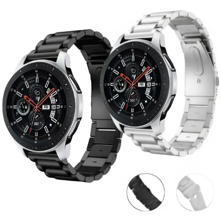 Correa Metálica Para Samsung/garmin/amazfit/huawei D20/22mm  3