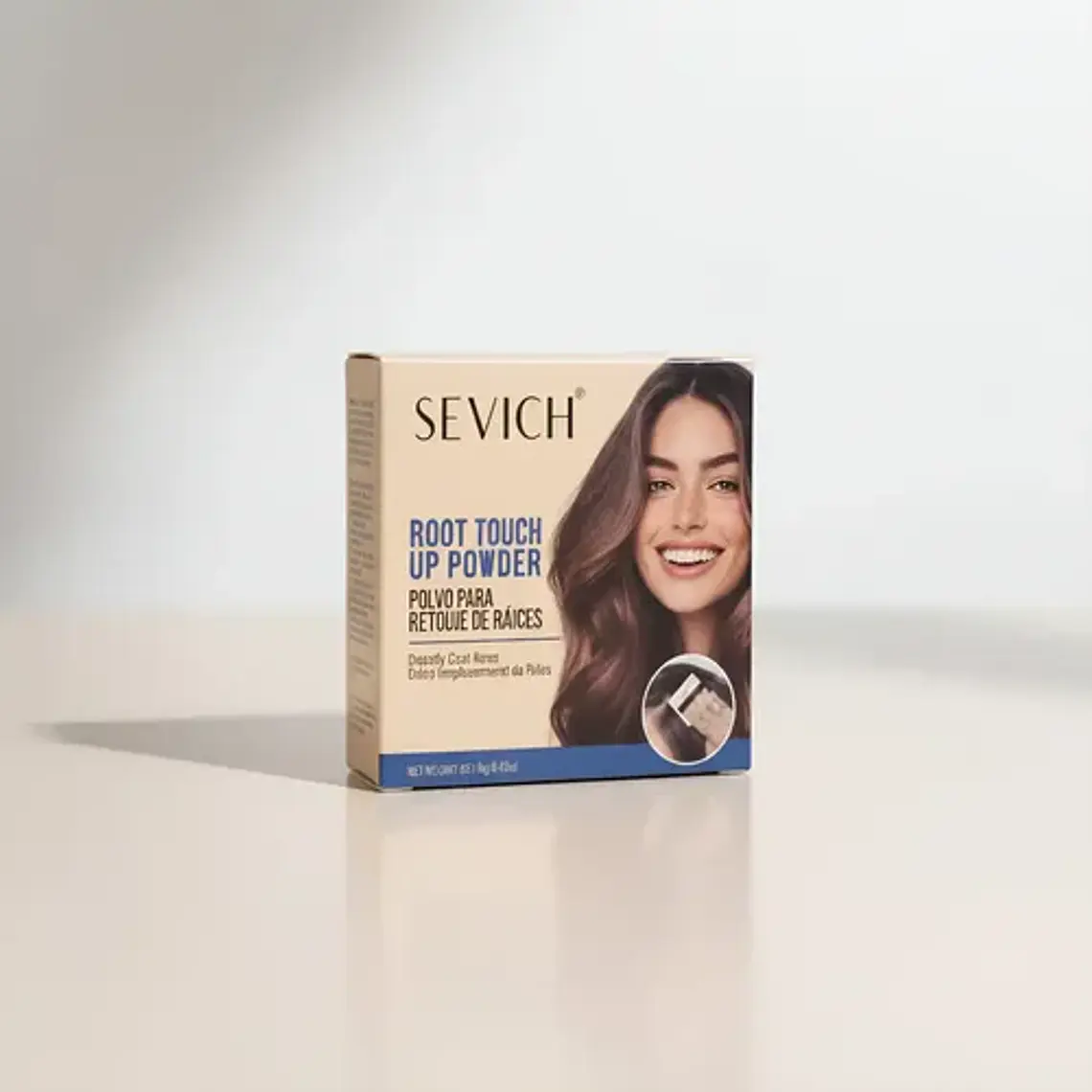 Sombra Sevich Con Espejo Cubre Canas Y Calvicie 12 Grs Stgo 2