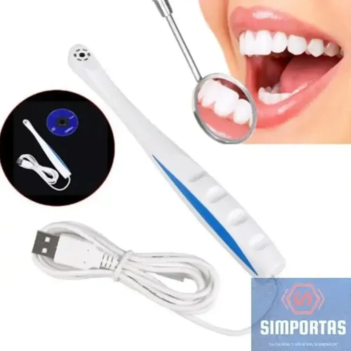 Camara Intraoral Usb Excelente Resolución 6 Leds Santiago 2