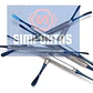 Set Periostótomos Odontología Cirugía Bucal Instrumental Sgo - Miniatura 8