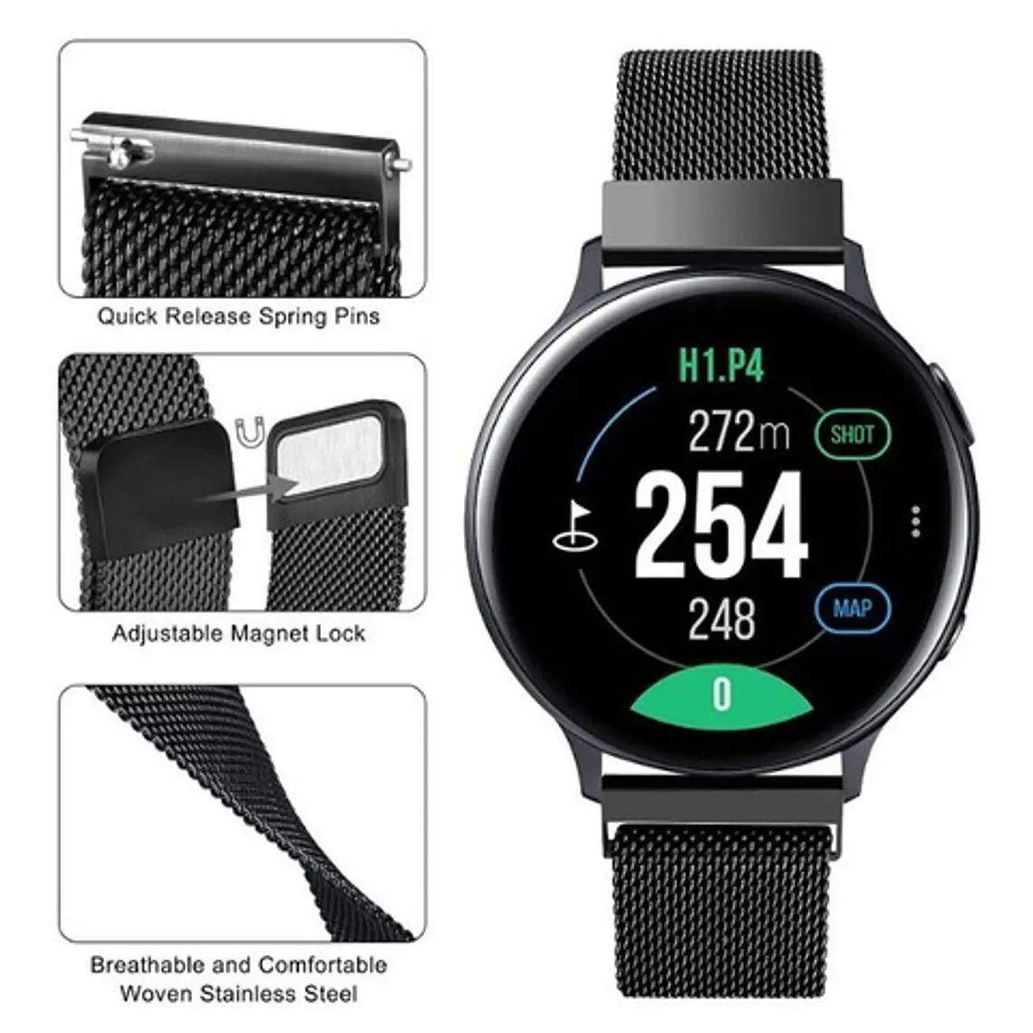 Correa Metálica Para Samsung Galaxy 3/gear S3 Y Más Santiago 6
