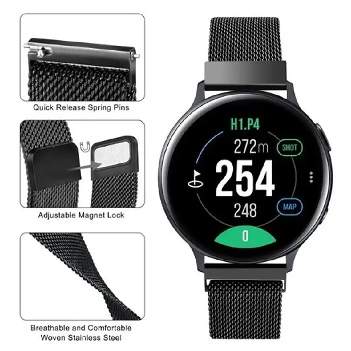 Correa Metálica Para Samsung Galaxy 3/gear S3 Y Más Santiago 13