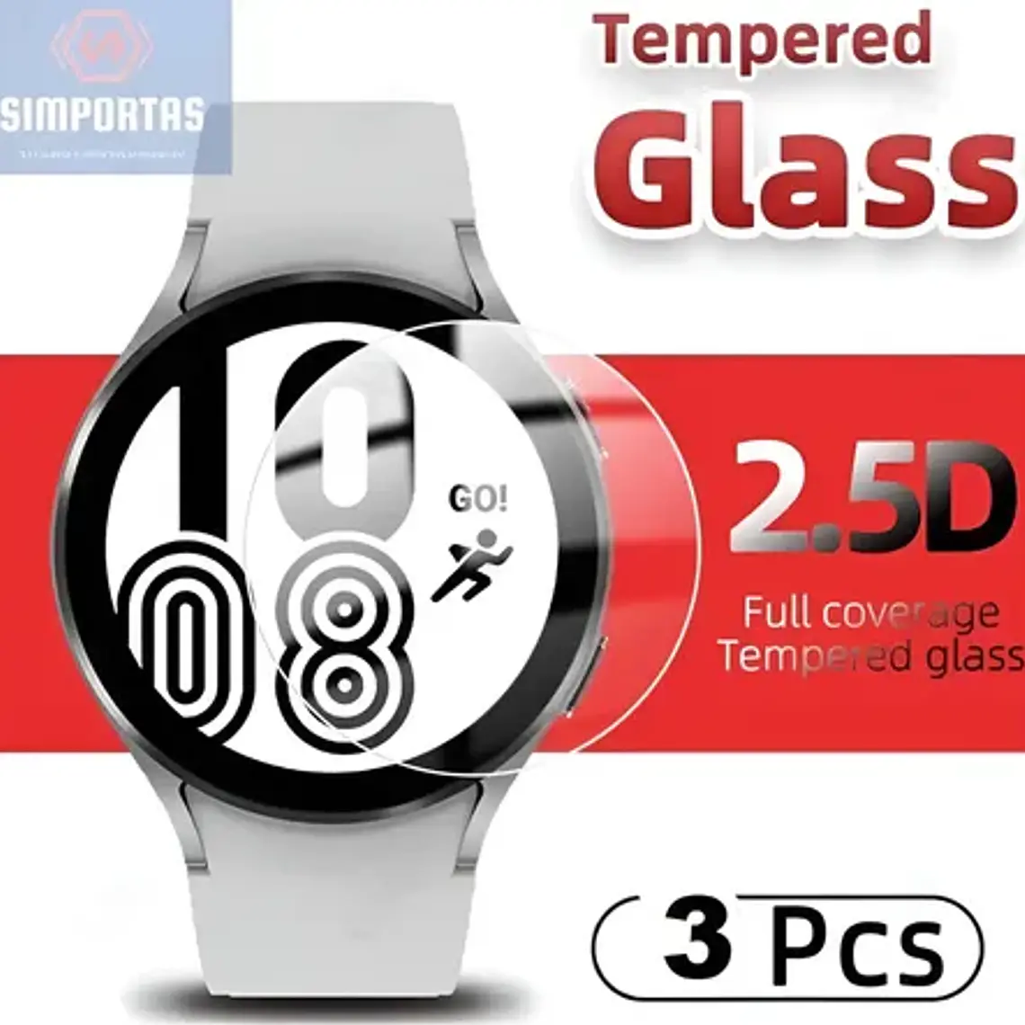 Laminas X 3 Mica Hidrogel Compatible Galaxy Watch Classic 6