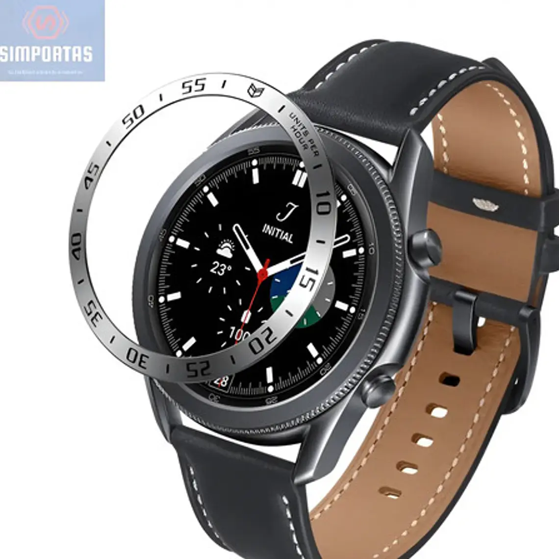 Anillo Bisel Protección Acero Reloj Samsung Galaxy Watch 4   61