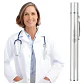 Linterna Médica Reflejos Carga Usb 2 Luces Clip Santiago - Miniatura 1