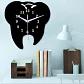 Adhesivo Grande De Pared Dibujo Reloj Forma De Muela Stgo. - Miniatura 2