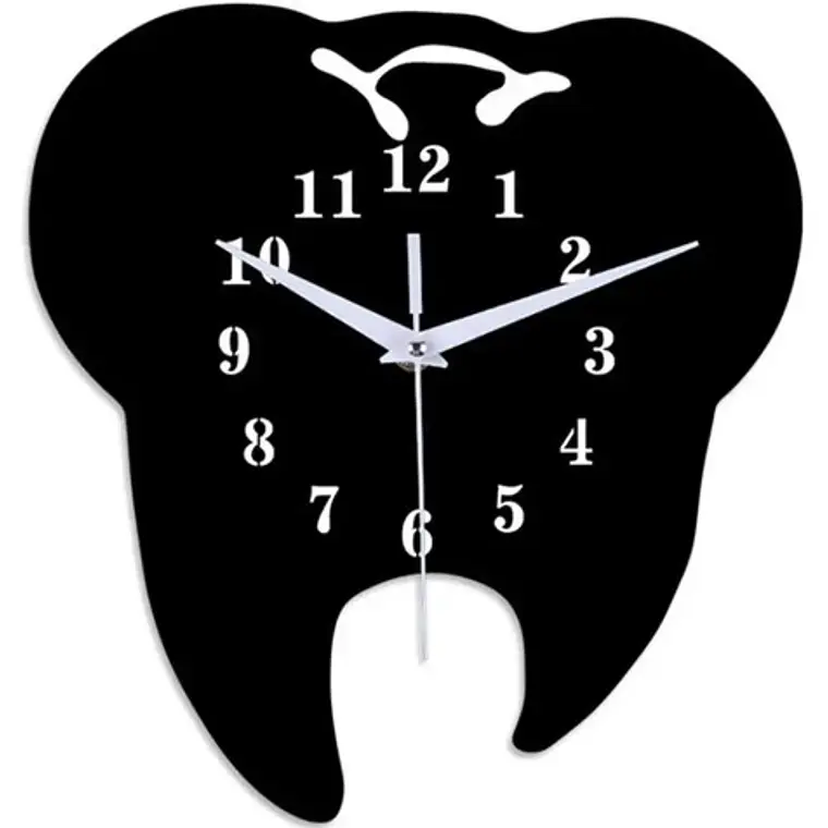 Adhesivo Grande De Pared Dibujo Reloj Forma De Muela Stgo. 3