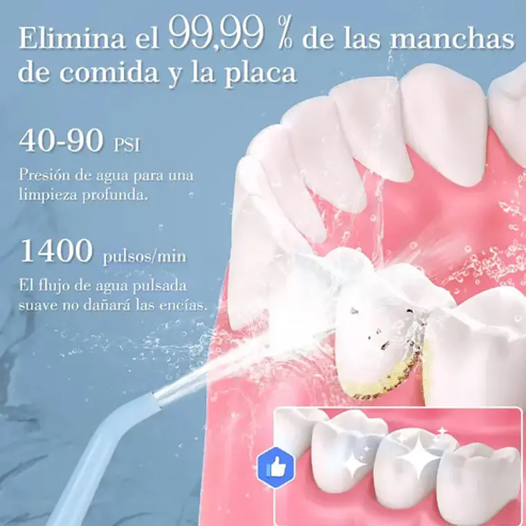 Irrigador Bucal Dental Waterpik Recargable El Mejor Stgo. 14