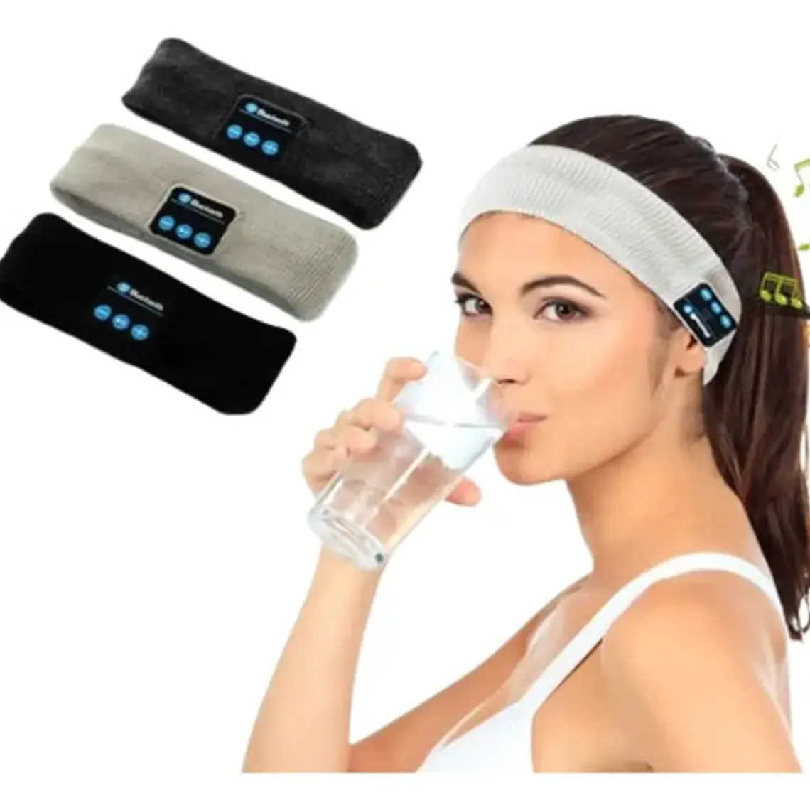 Cintillo Bluetooth Auriculares Inalámbricos Deportivos Flex 1