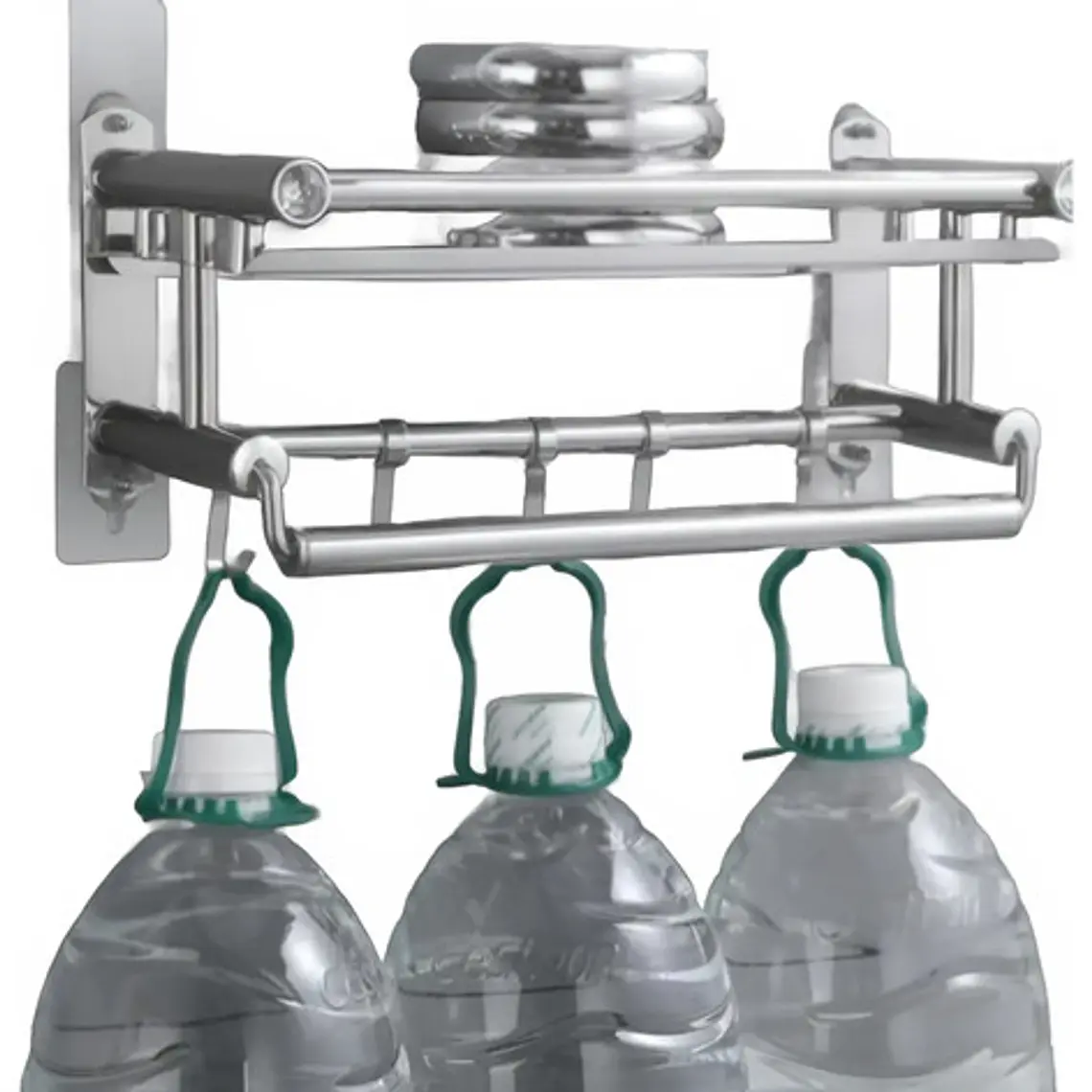 Pack 12 Perchas Pared Adhesivo Fuerte Transparente Colgar 1