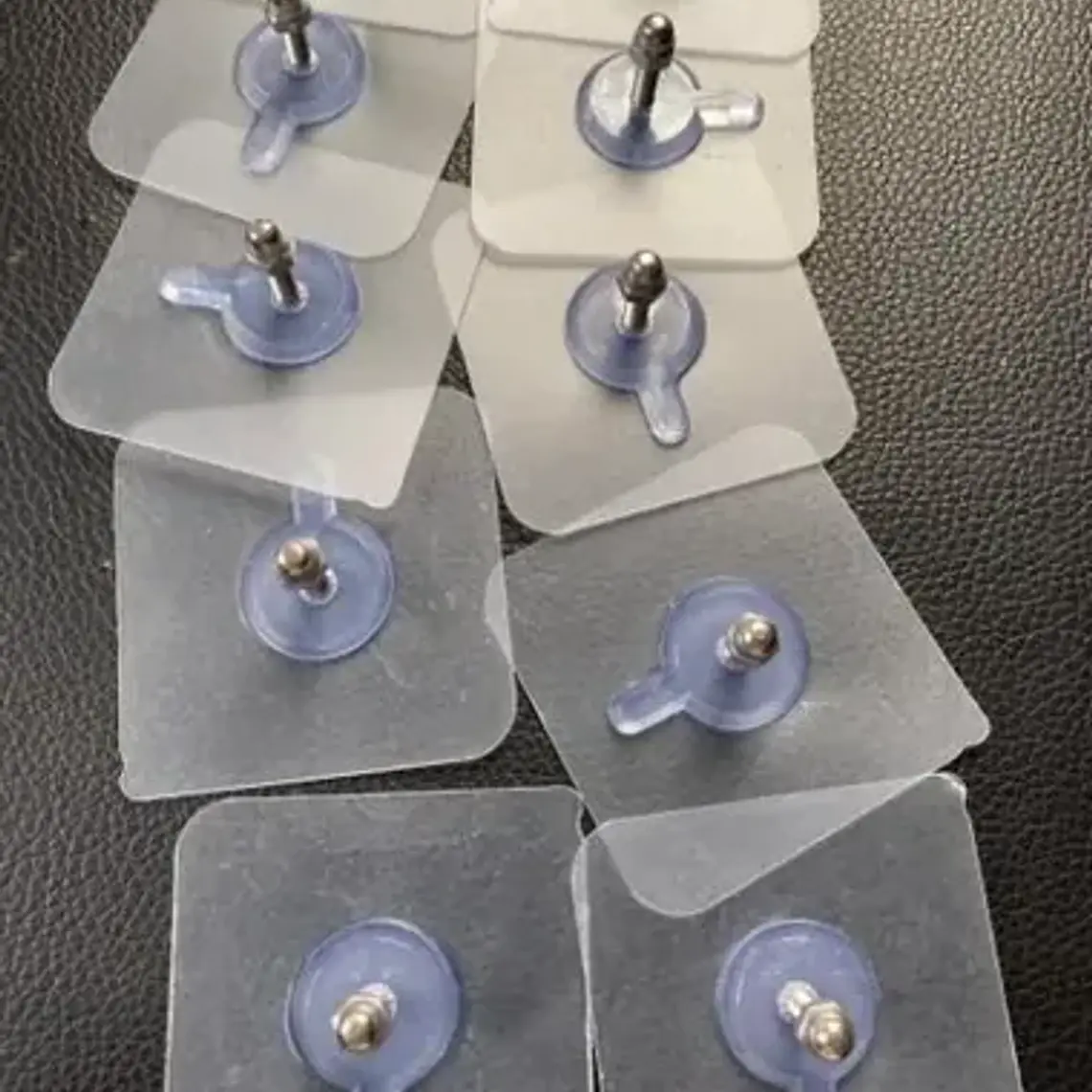 Pack 12 Perchas Pared Adhesivo Fuerte Transparente Colgar 10