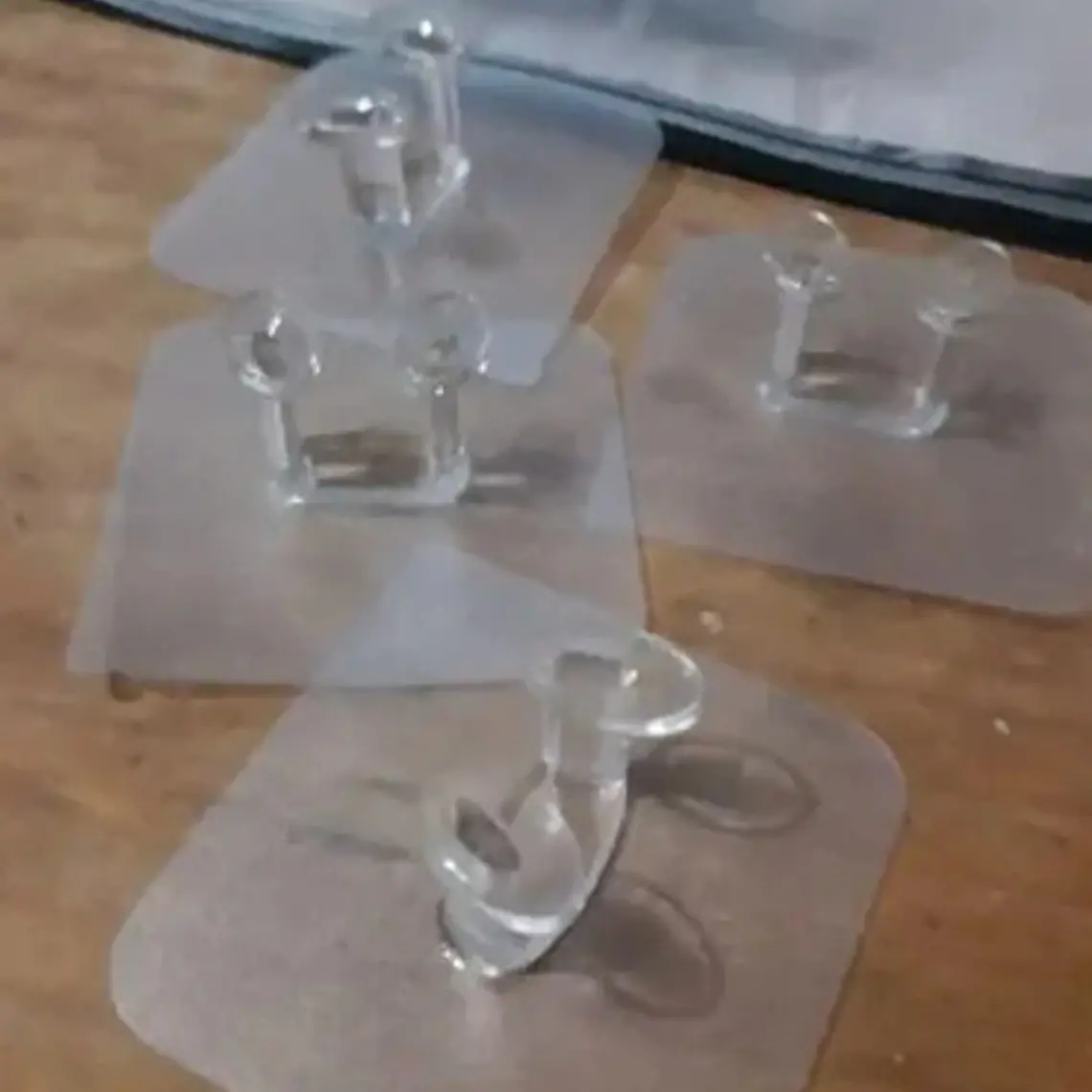 Pack 12 Perchas Pared Adhesivo Fuerte Transparente Colgar 19