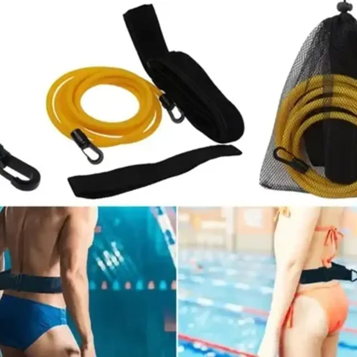 Cinturón De Resistencia Natación Entrenamiento 4m Santiago 8