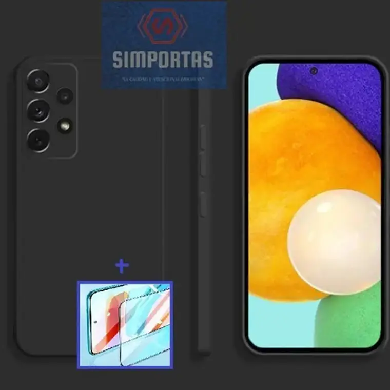 Carcasa + Lamina Gruesa Para Samsung A22 5g Pack Calidad  2