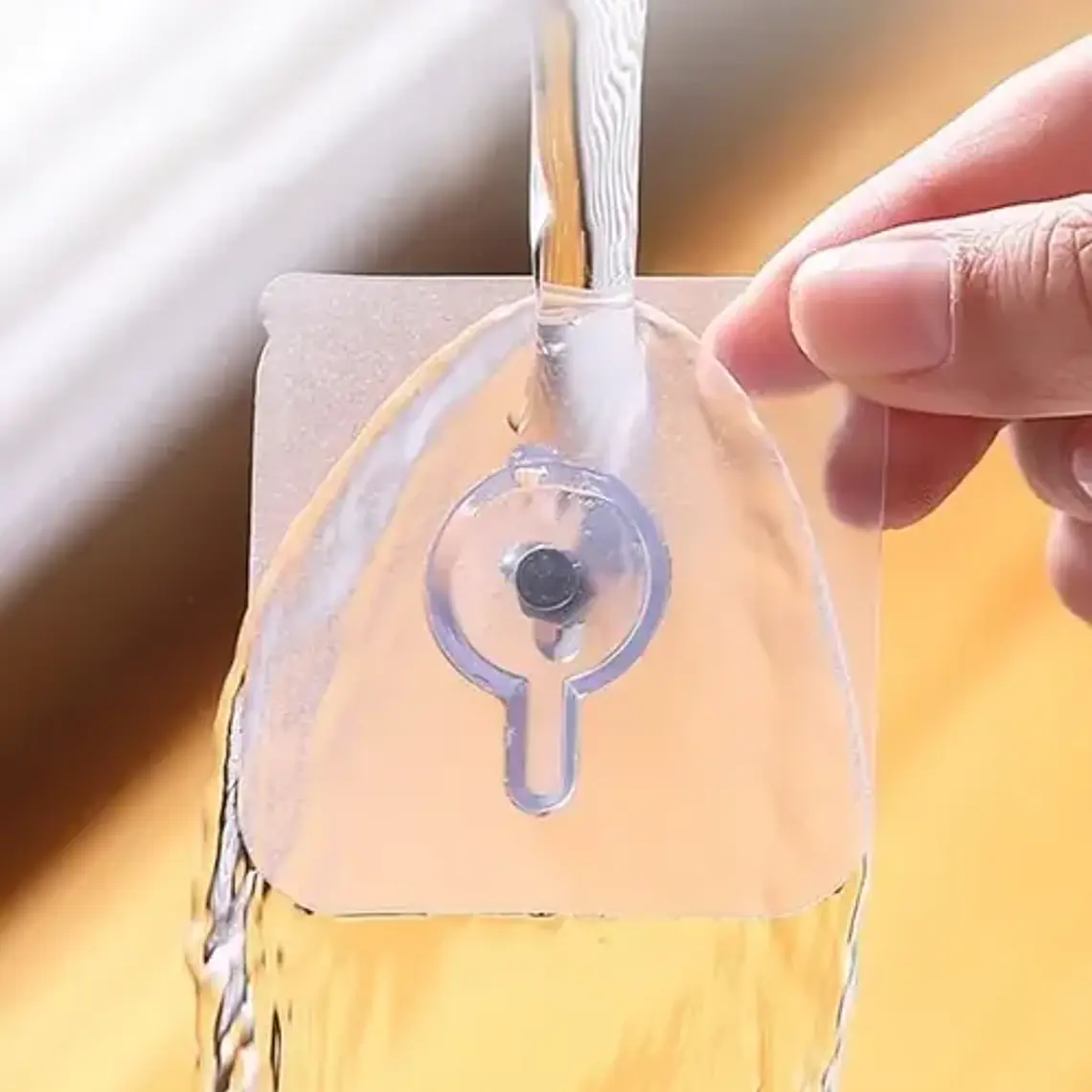 2 Perchas De Pared Extra Fuerte Adhesivo Transparente Colgar 16