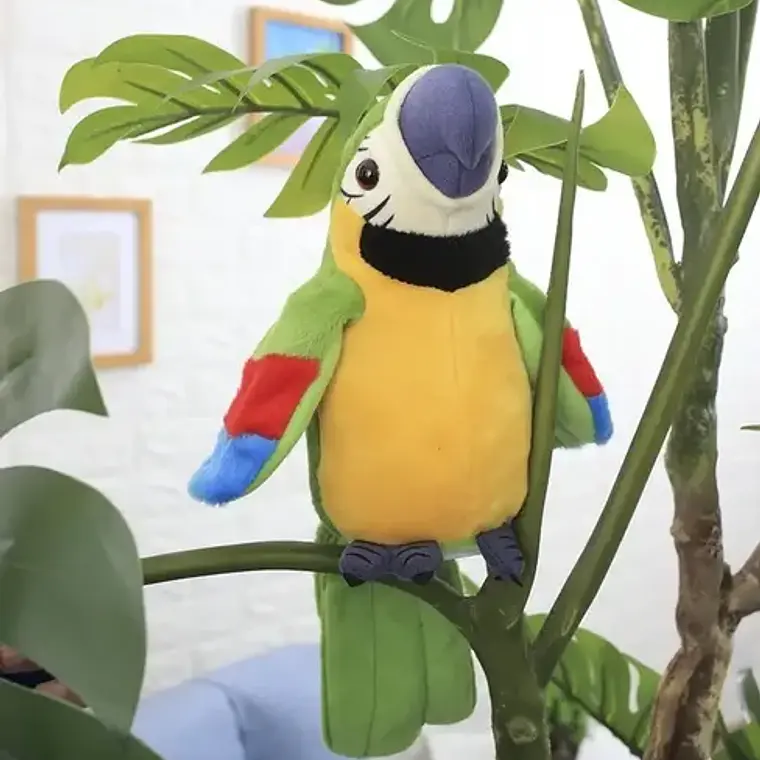 Loro Parlante Peluche A Pilas Repite Lo Que Dices Novedad  5