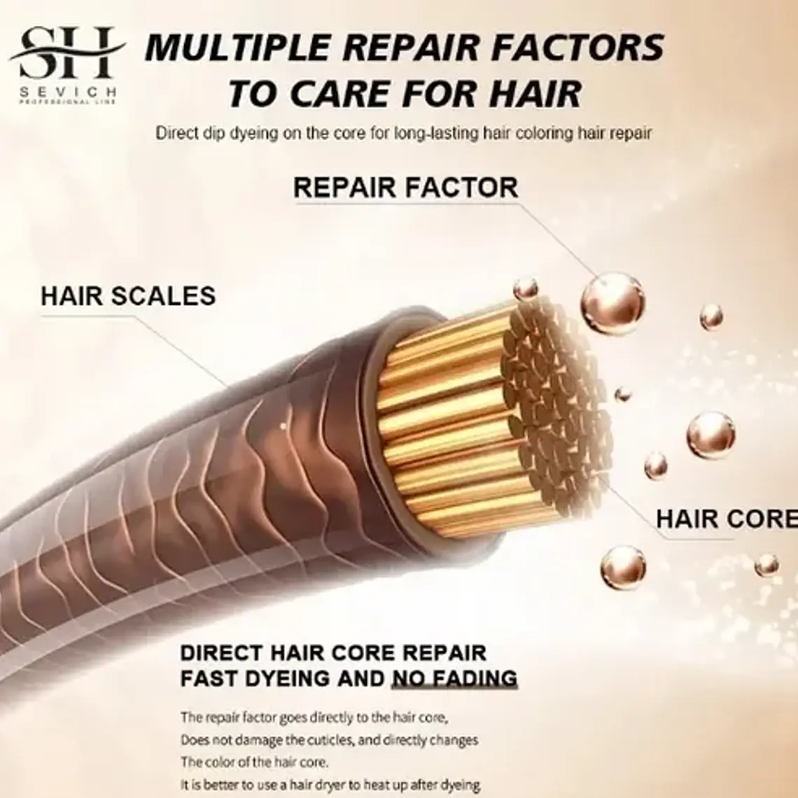 Tinte Lápiz Para Raíces Y Canas Instantáneo Con Goma Sevich 7