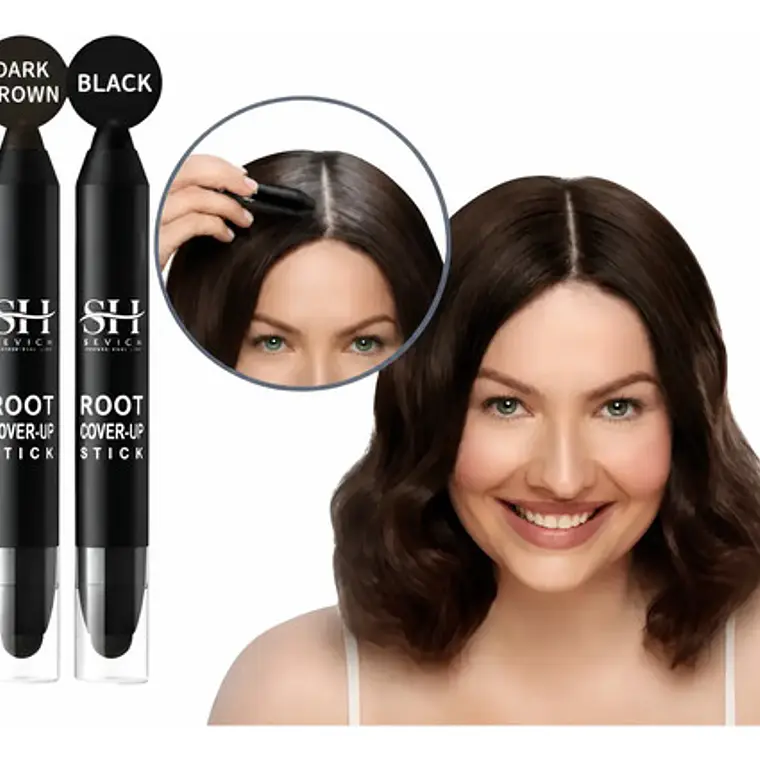 Tinte Lápiz Para Raíces Y Canas Instantáneo Con Goma Sevich 10