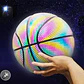Balón Basketball Holográfico Reflectante Cámara Deporte Flex - Miniatura 4