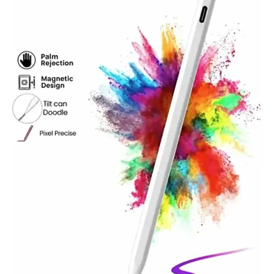 Lápiz Pencil Óptico Para iPad Con Rechazo Palma Precisión  29