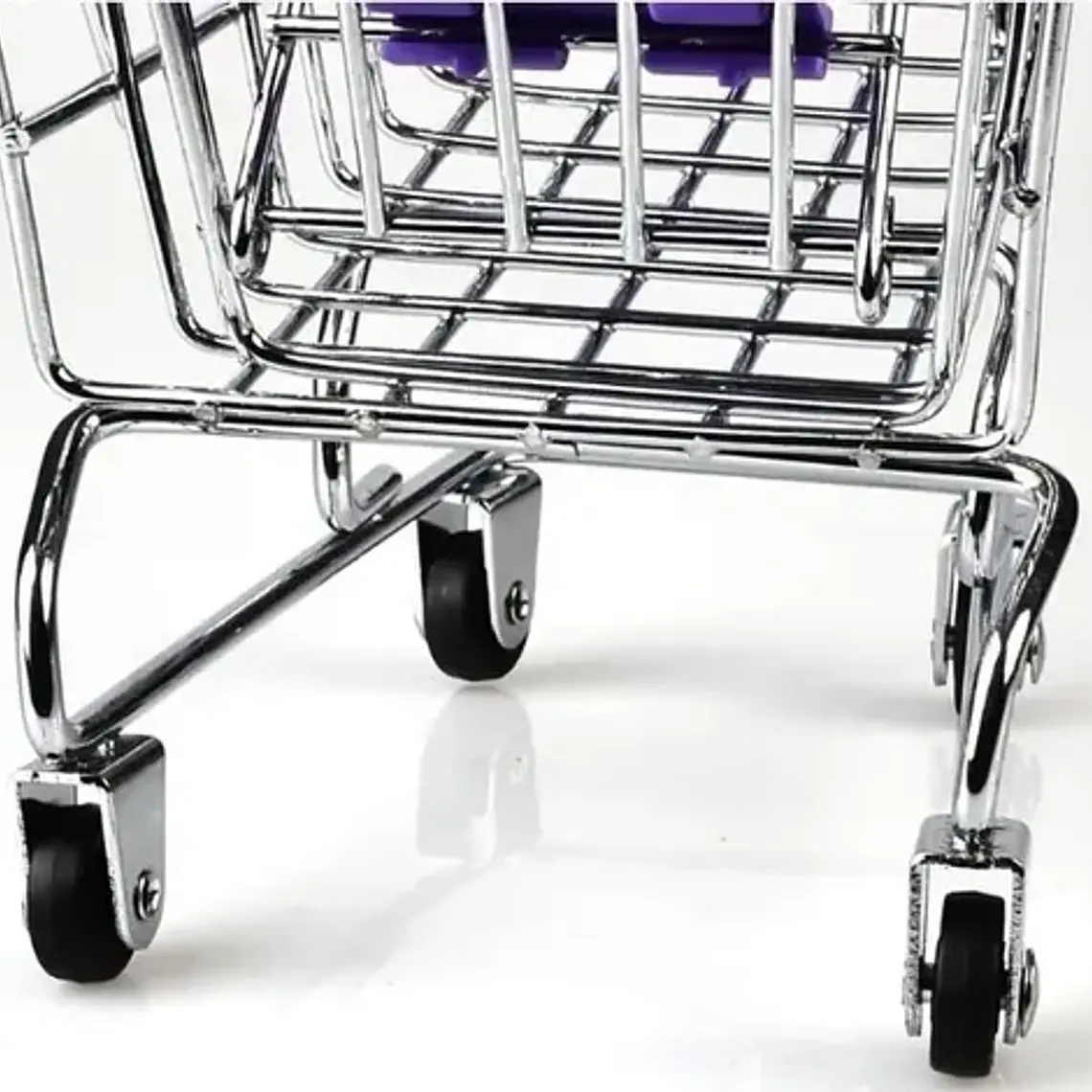 Mini Carro De Supermercado Escala 48:1 Juego Adorno Calidad 10