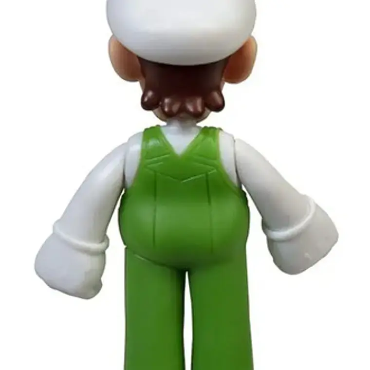 Figura De Luigi Fuego Articulada 12 Cms Supermario Flor 5