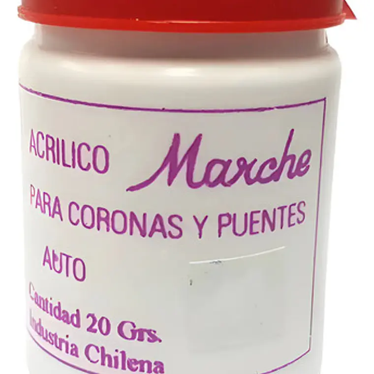 Acrílico Coronas Marché 20 Grs. Blanco Colores Santiago 1