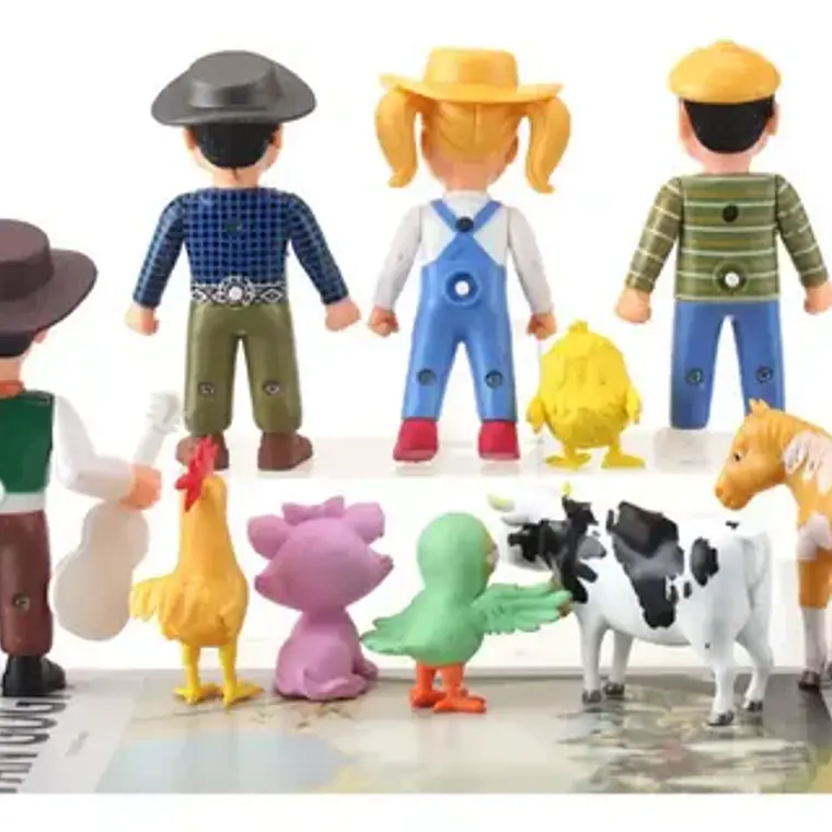Set De 10 Figuras De La Granja De Zenon Articulados Calidad 6