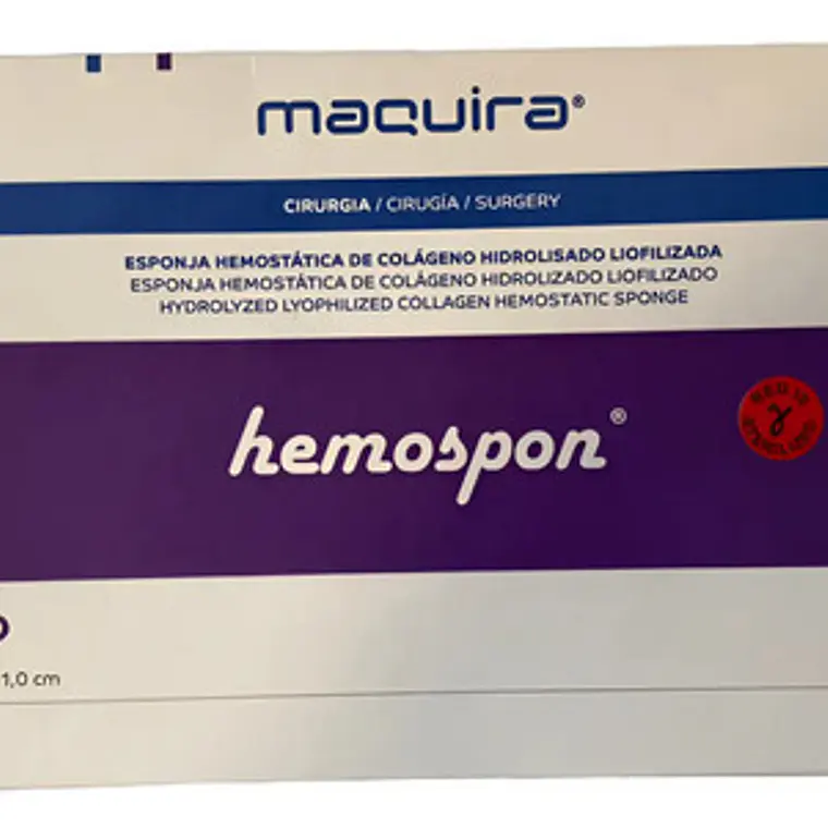 Gelitas Hemospon Dental Maquira 10 Unidades Calidad Express 2