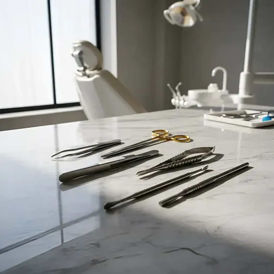 Set Quirúrgico Periodontal Completo 6 Piezas Dental Original 2