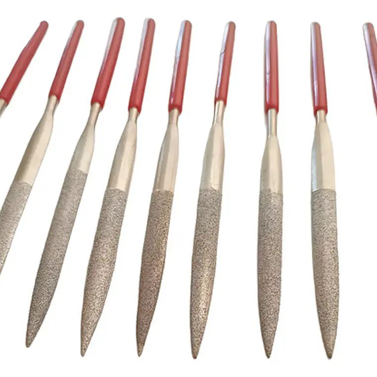 Set 10 Limas Largas Manuales Para Laboratorio Dental Y Más 4