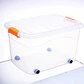 Caja Organizadora Xxxl Con Rueda 170l Resistente Colores  - Miniatura 8