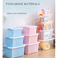 Caja Organizadora Xxxl Con Rueda 170l Resistente Colores  - Miniatura 12