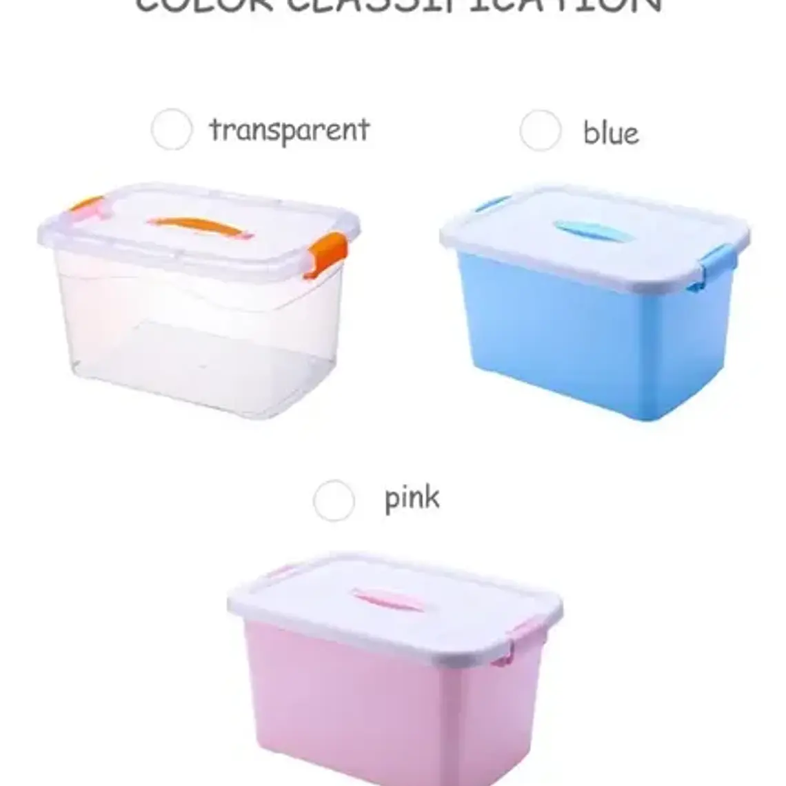 Caja Organizadora Xxxl Con Rueda 170l Resistente Colores  15