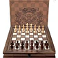 Tablero Ajedrez Premium Cajones Magnético Madera Fina 32cm - Miniatura 4