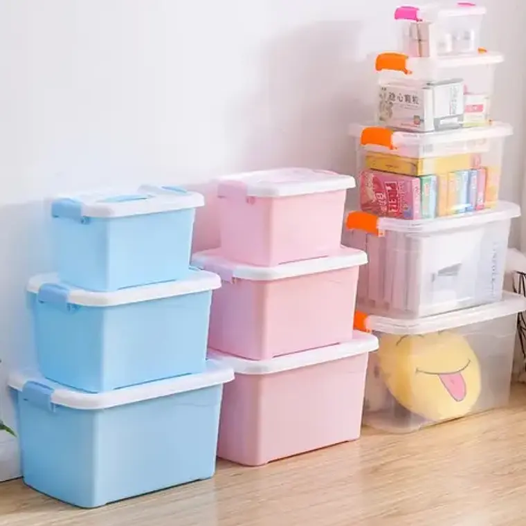 Caja Organizadora Xl Con Ruedas Resistente 120l Colores  9
