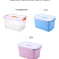 Caja Organizadora Xl Con Ruedas Resistente 120l Colores  - Miniatura 12