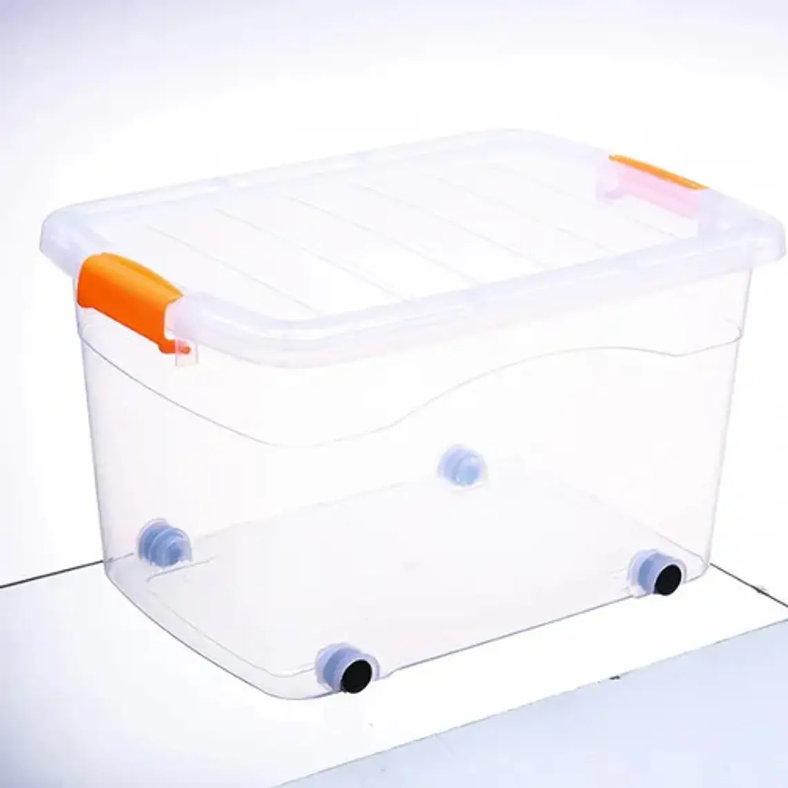 Caja Organizadora Xl Con Ruedas Resistente 120l Colores  28